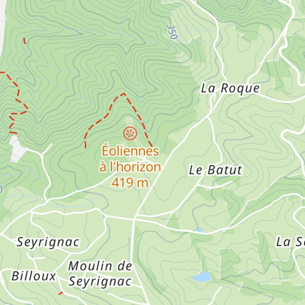 Map of Les Rouquettes