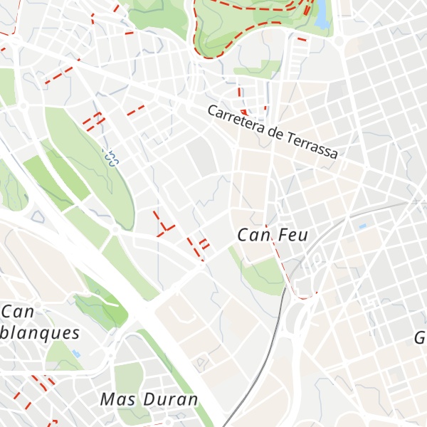 Map of Refugi climàtic Casal Cívic i Comunitari de Sabadell (Arraona / Els Merinals)