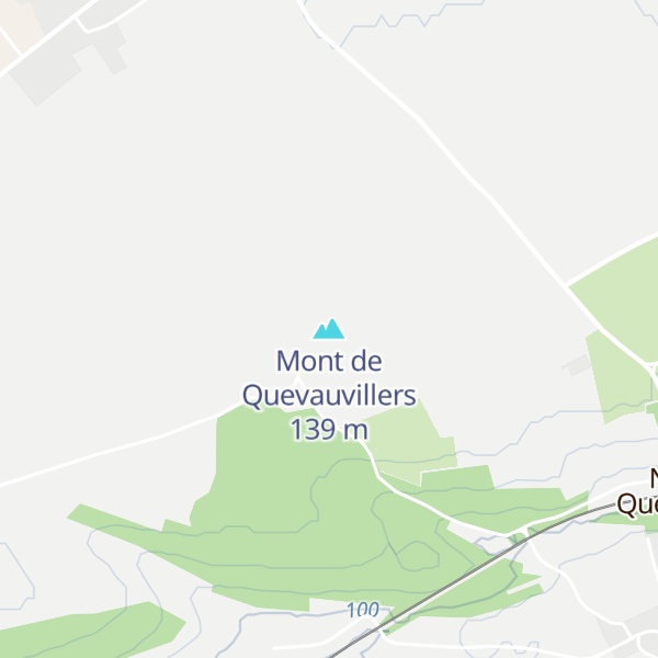 Map of Mont de Quevauvillers