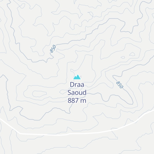 Map of Draa Saoud