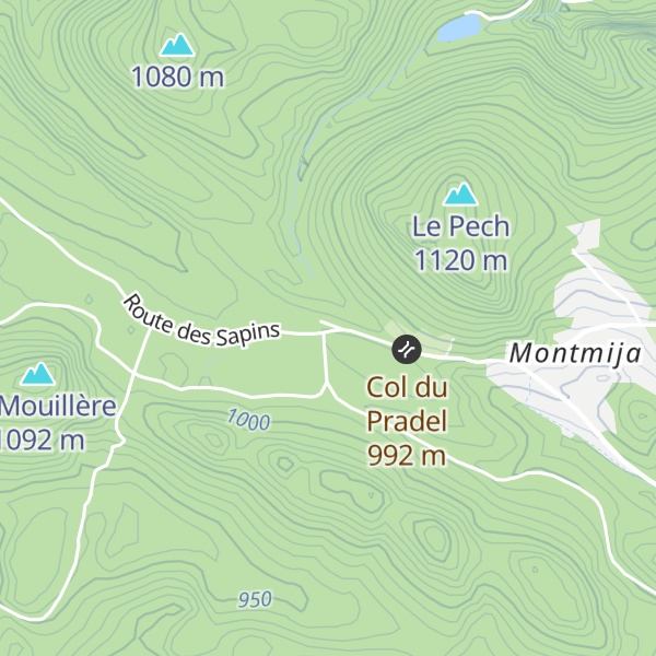 Map of Cabane forestière de Callong