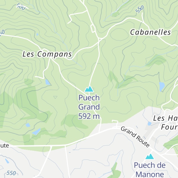 Map of Puech Grand