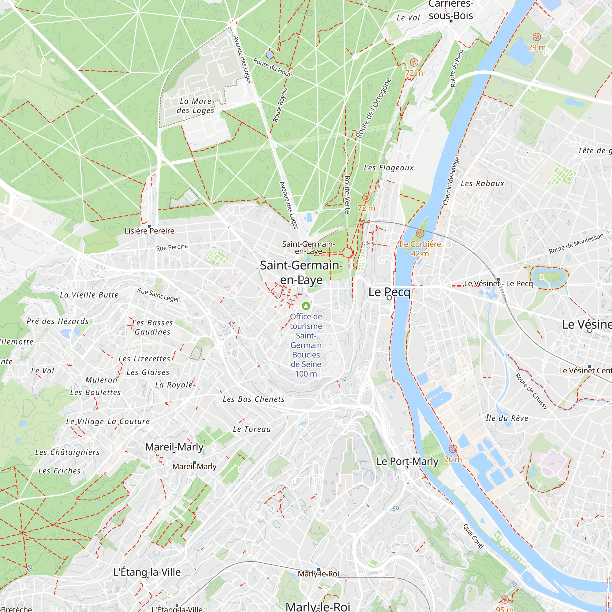 Office de tourisme Saint-Germain Boucles de Seine map