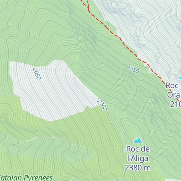 Map of Pica del Quer