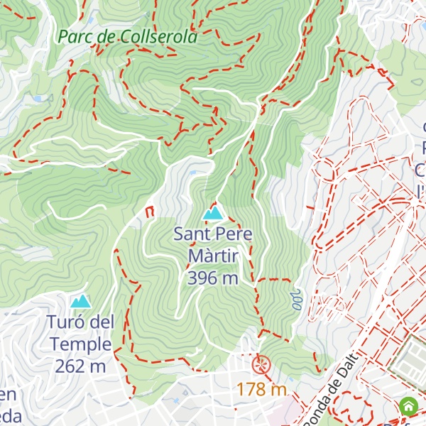 Map of Sant Pere Màrtir