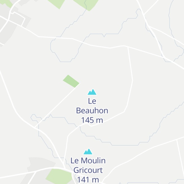 Map of Le Beauhon