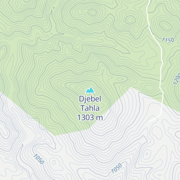 Map of Djebel Tahla