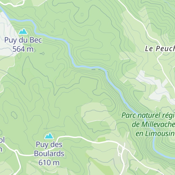 Map of Puy Grand Sud
