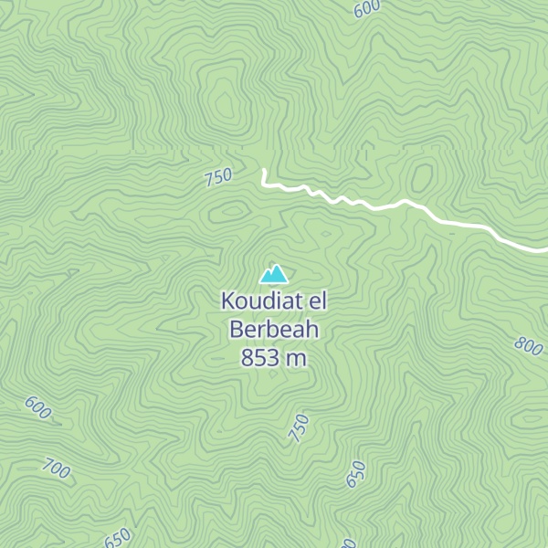 Map of Koudiat el Berbeah