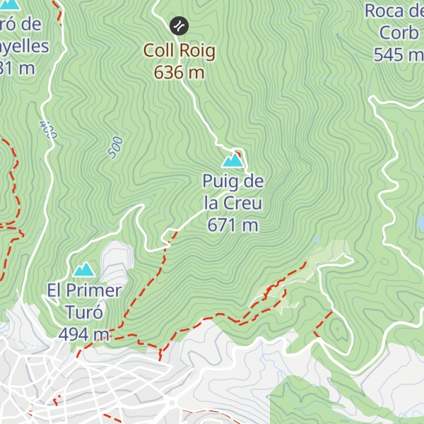 Map of El Segon Turó