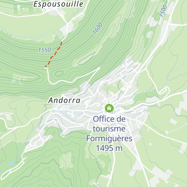Map of Gîte La Dressère