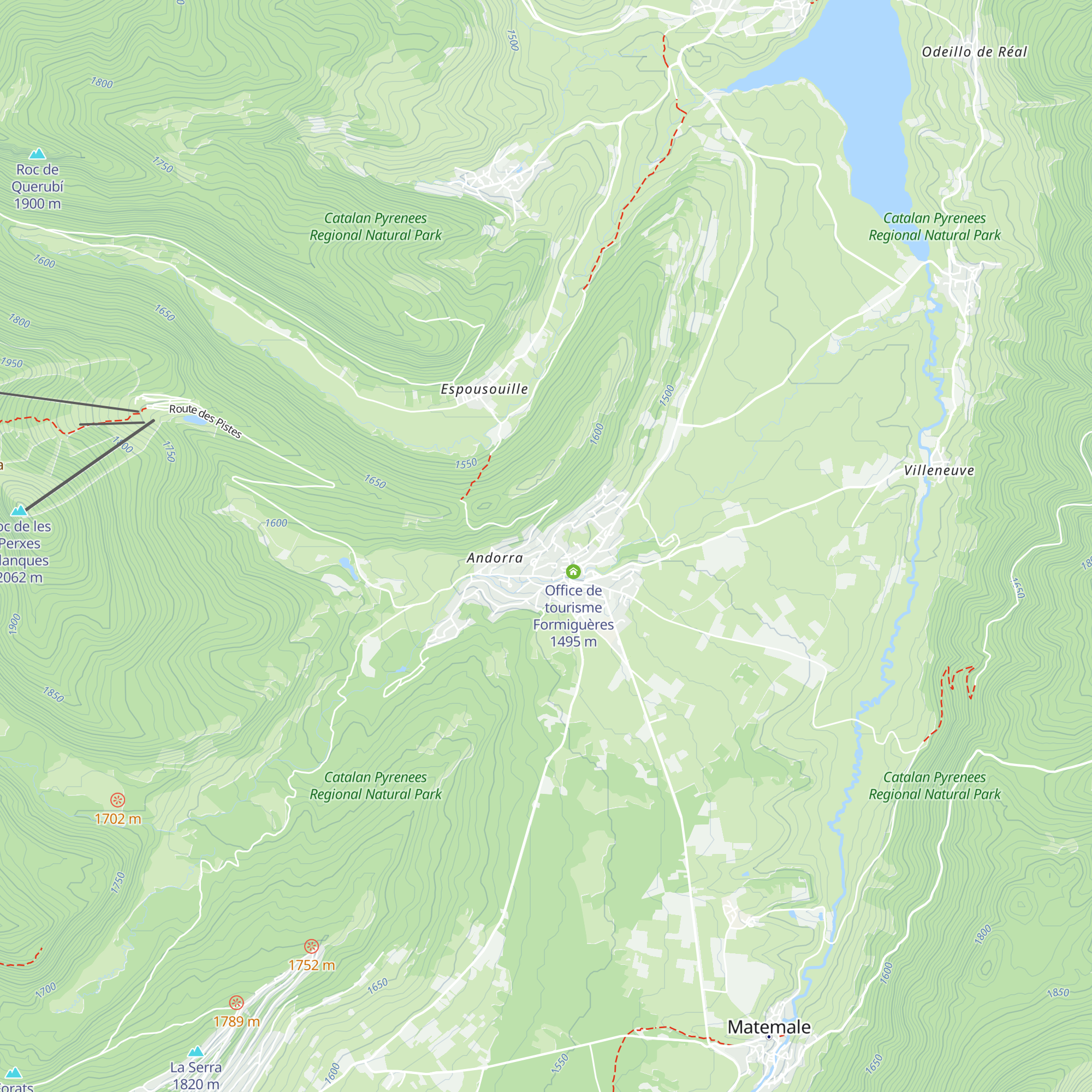 Gîte La Dressère map