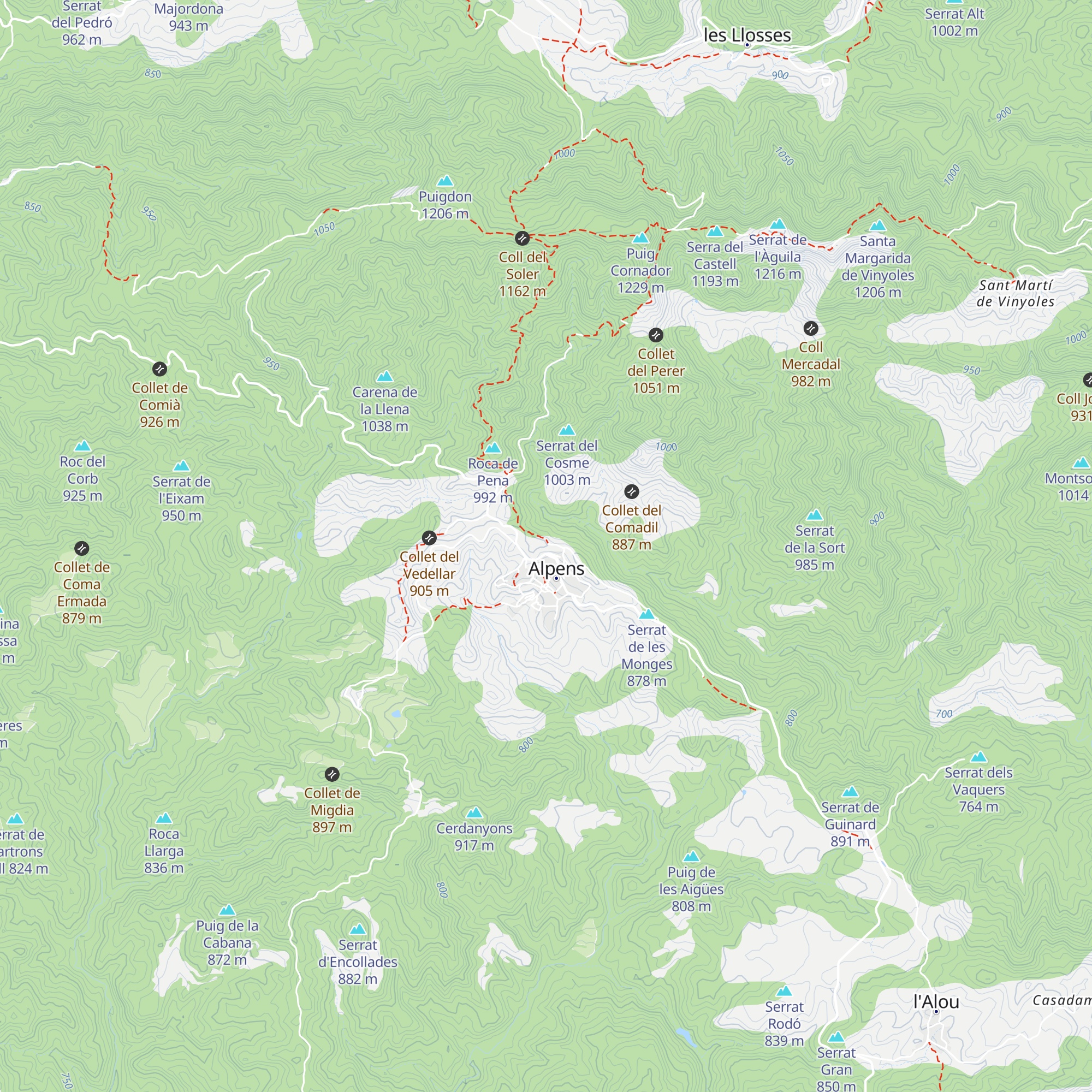 Montjüic map