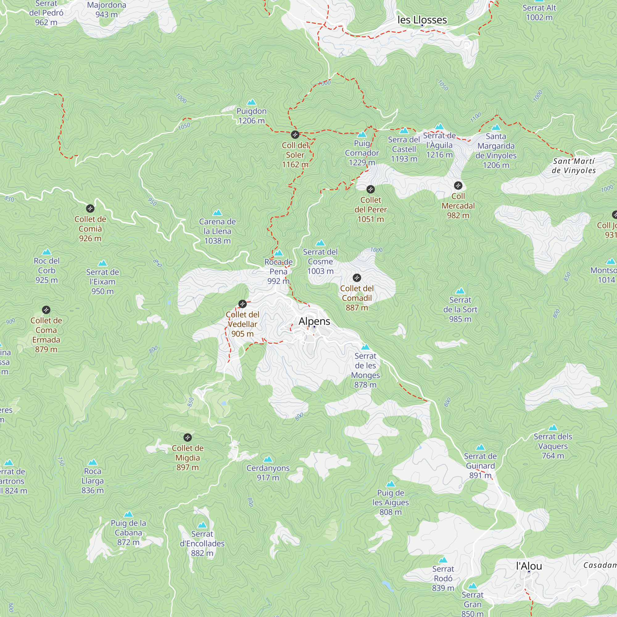 Montjüic map