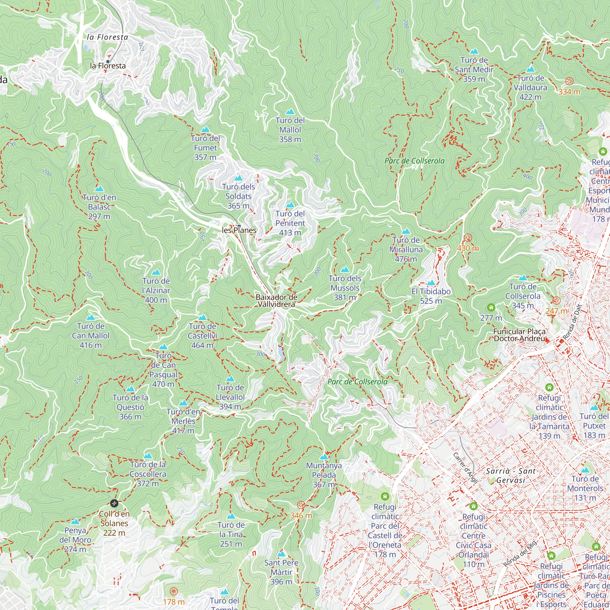 Centre d'Informació del Parc map