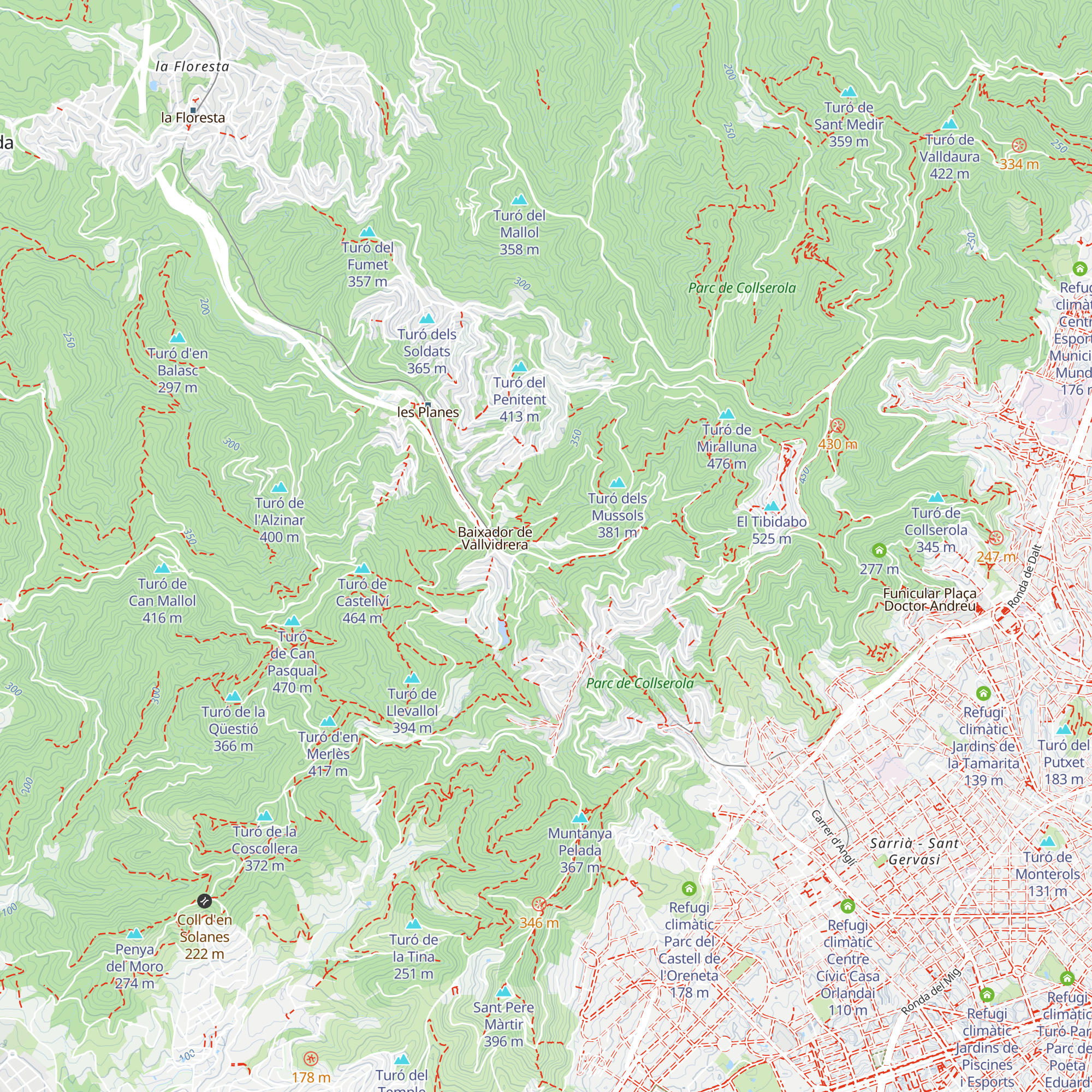 Centre d'Informació del Parc map