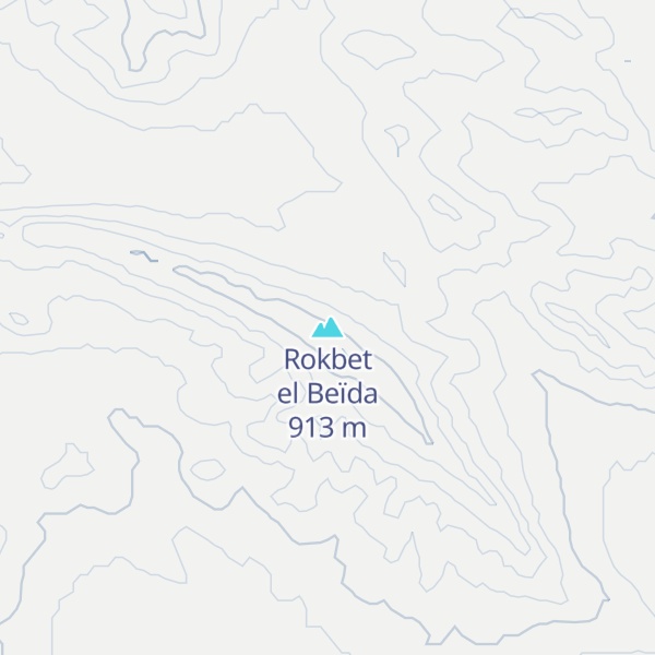 Map of Rokbet el Beïda