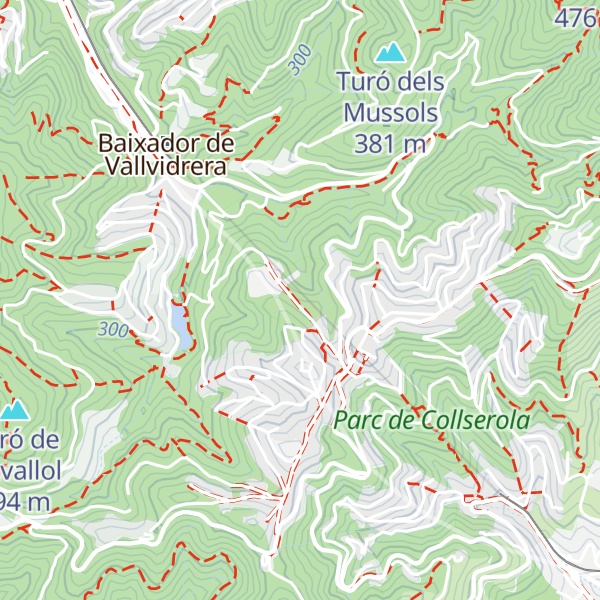Map of Refugi climàtic Biblioteca Collserola-Josep Miracle