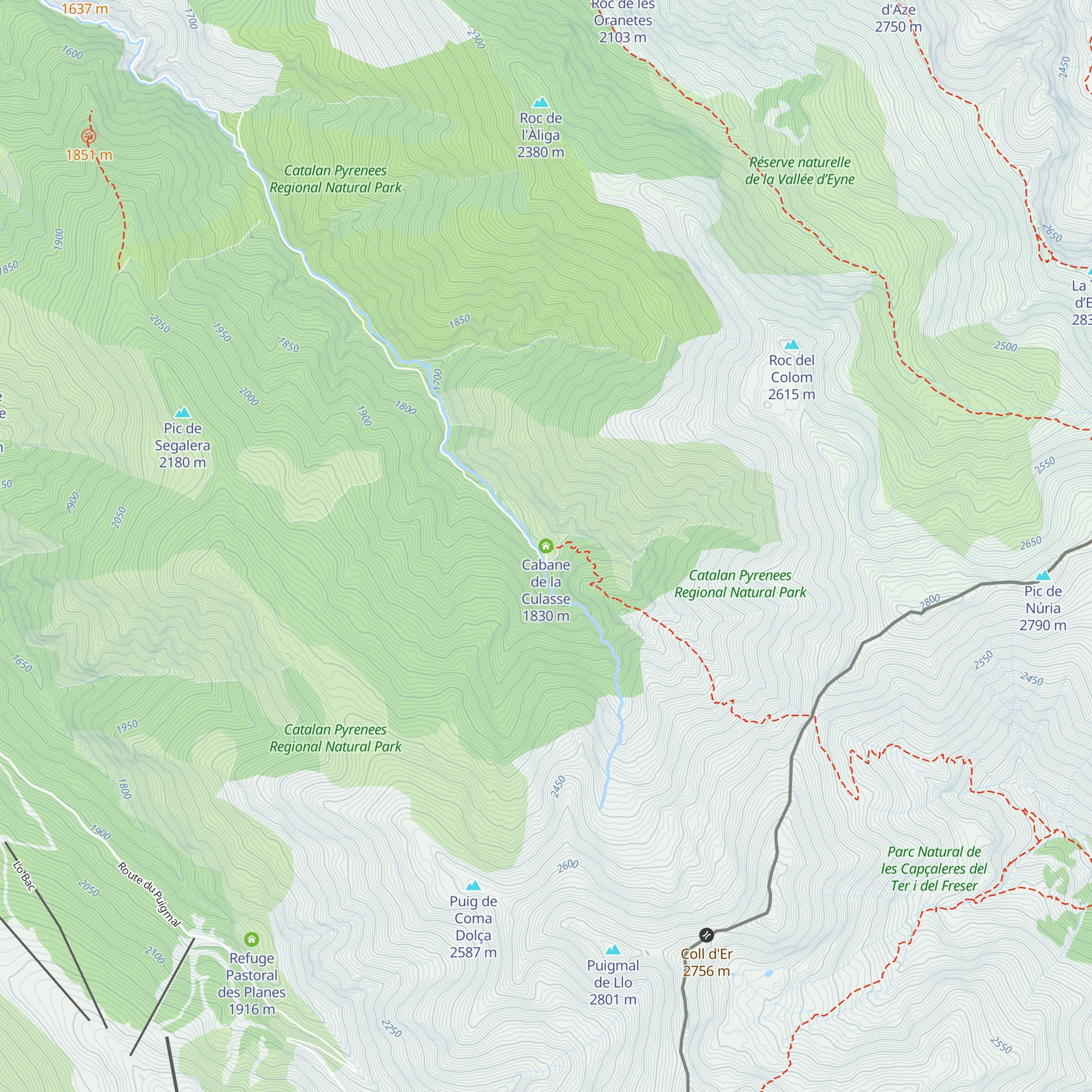Cabane de la Culasse map