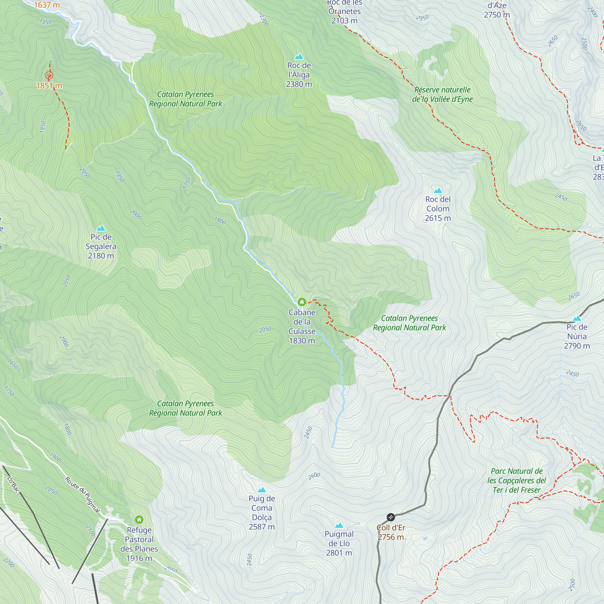 Cabane de la Culasse map