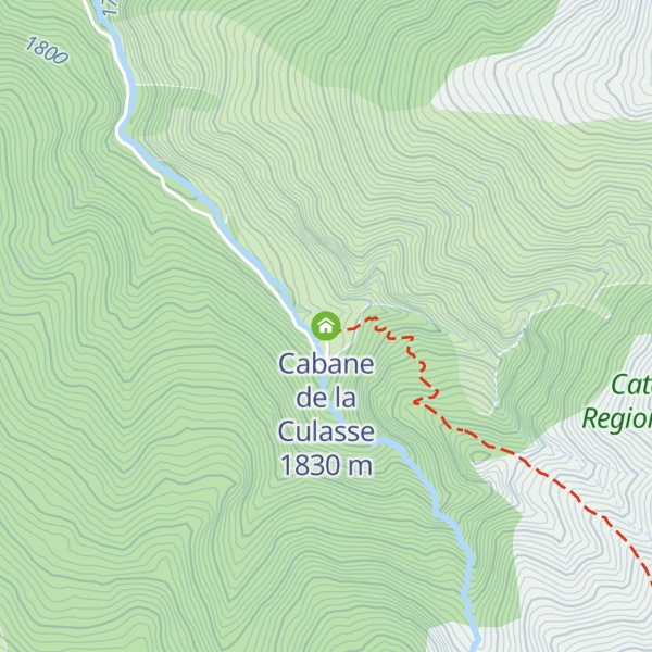 Map of Cabane de la Culasse