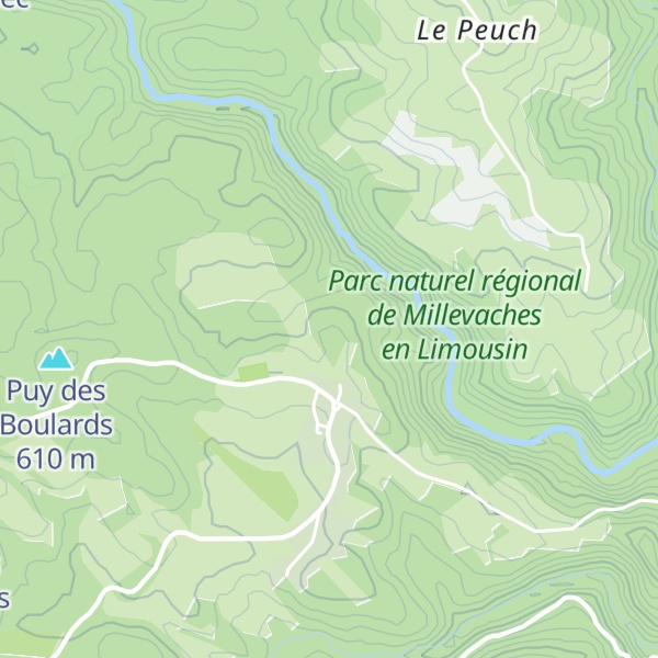 Map of Puy Poujet