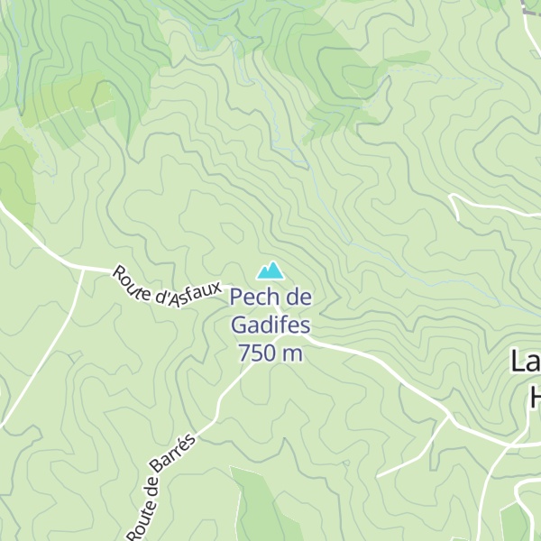 Map of Pech de Gadifes