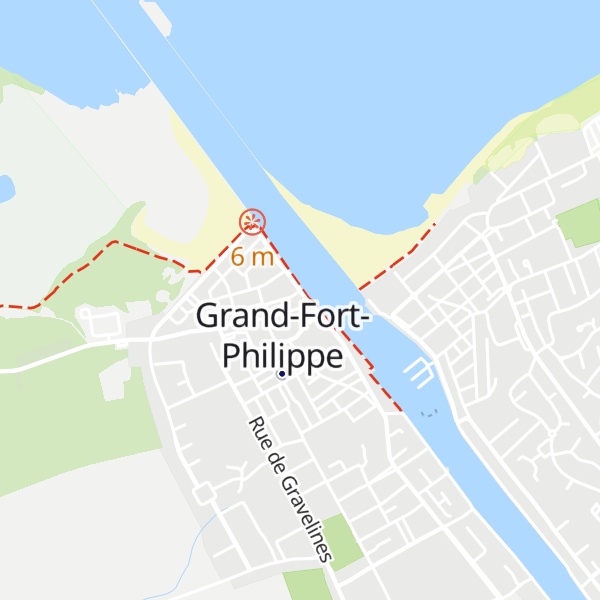 Map of Gîte Bouteille A la Mer
