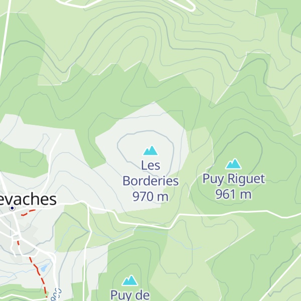 Map of Les Borderies