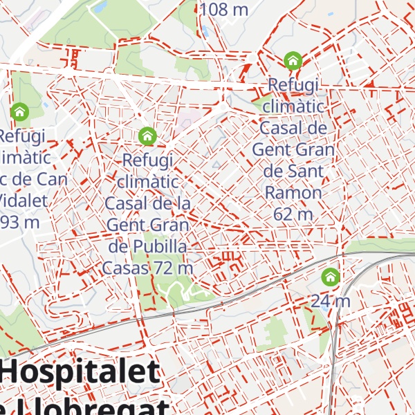 Map of Refugi climàtic Mercat La Florida