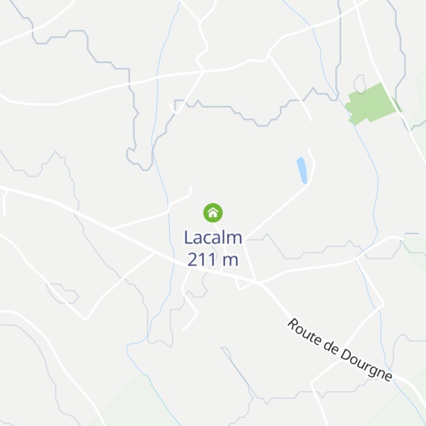 Map of Lacalm