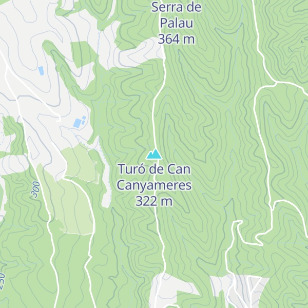 Map of Turó de Can Canyameres