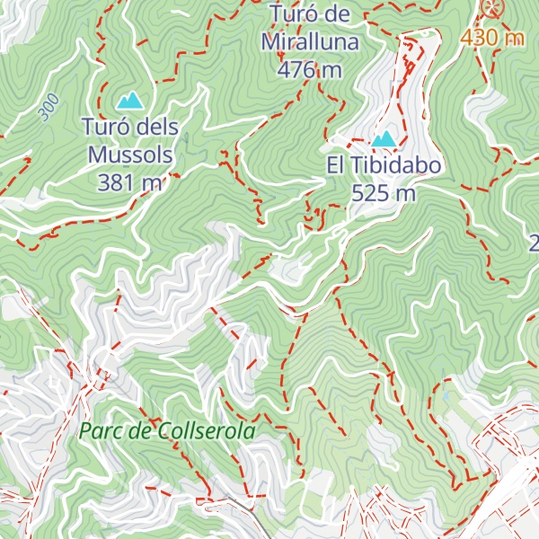 Map of Turó de Mont