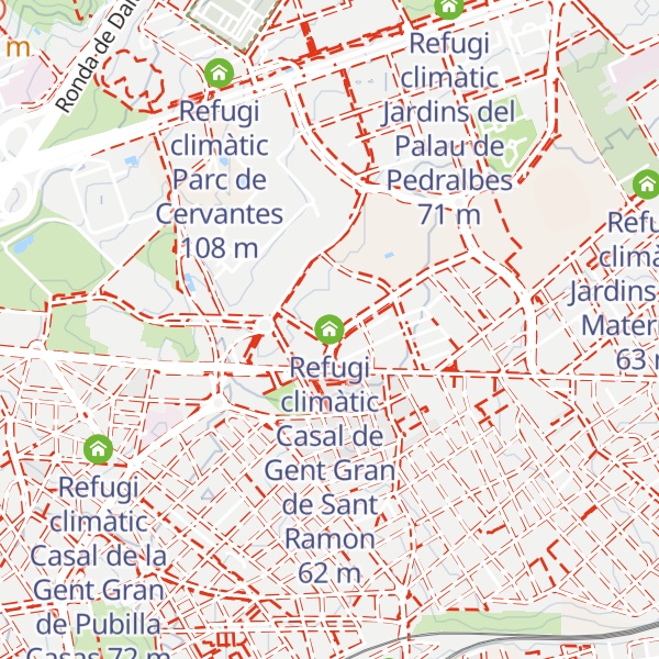 Map of Refugi climàtic Casal de Gent Gran de Sant Ramon