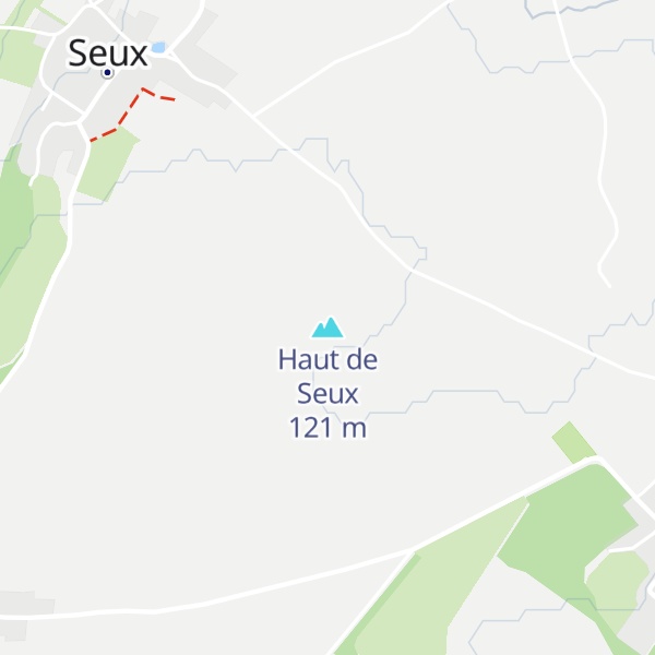 Map of Haut de Seux