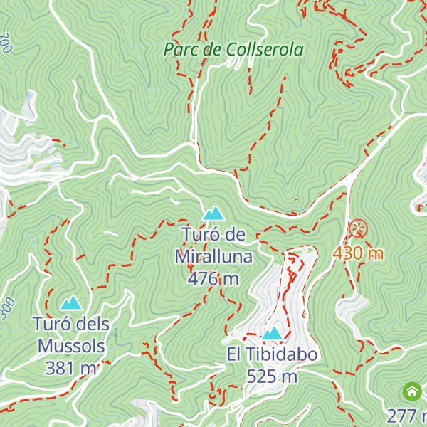 Map of Turó de Miralluna