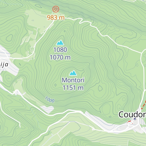 Map of Montori