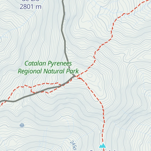 Map of Puigmal d'Err