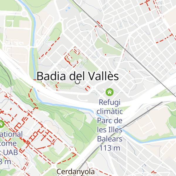 Map of Refugi climàtic Biblioteca Vicente Aleixandre