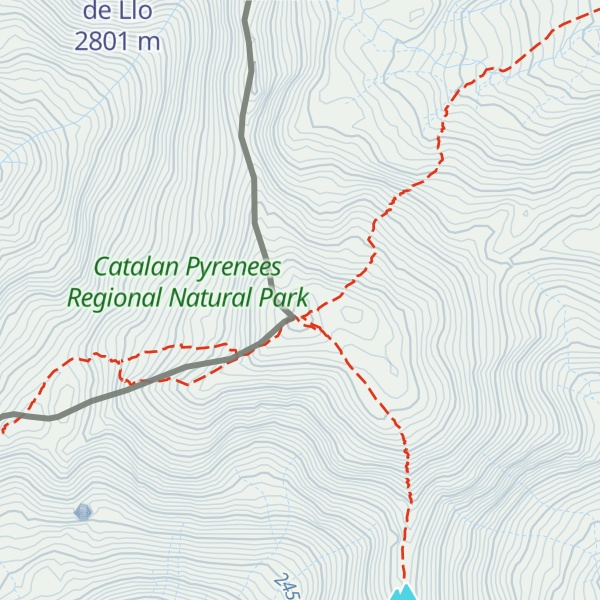 Map of Puigmal