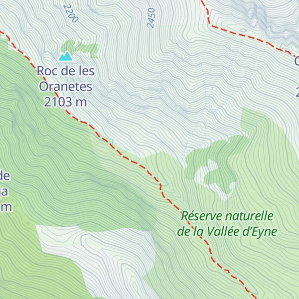 Map of Refugi de l'Orri de Baix
