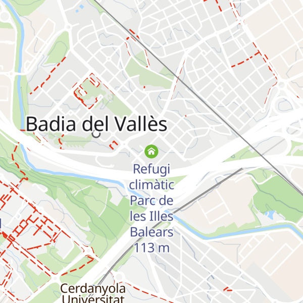 Map of Refugi climàtic Parc de les Illes Balears