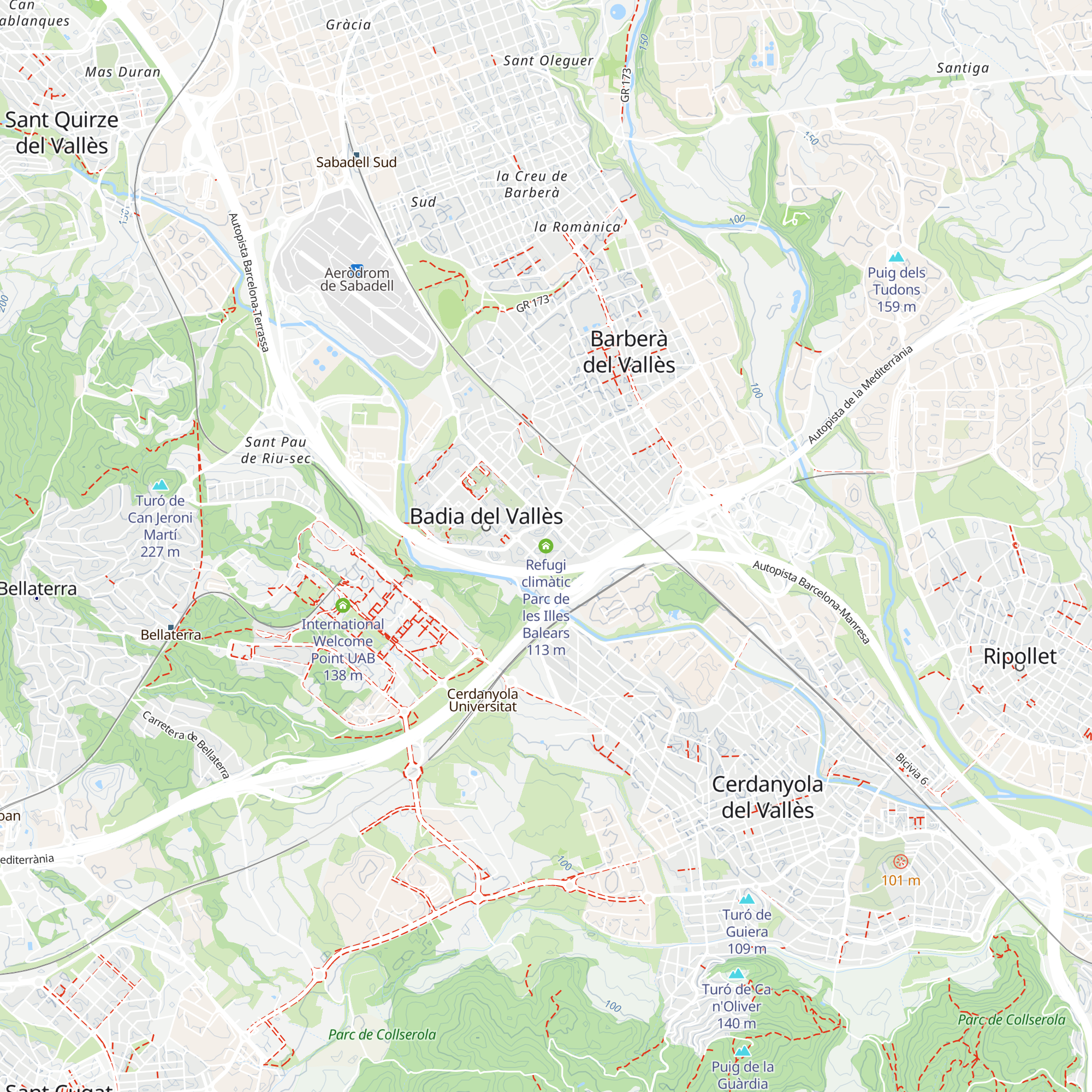 Refugi climàtic Parc de les Illes Balears map