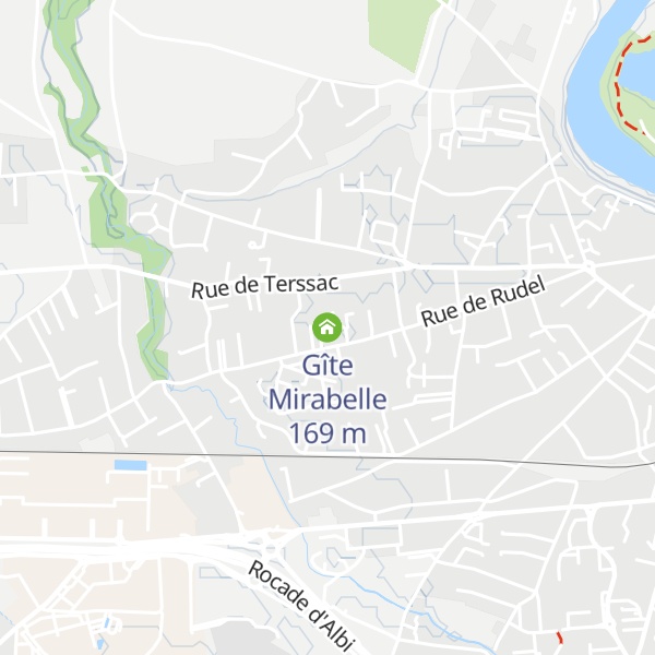 Map of Gîte Mirabelle