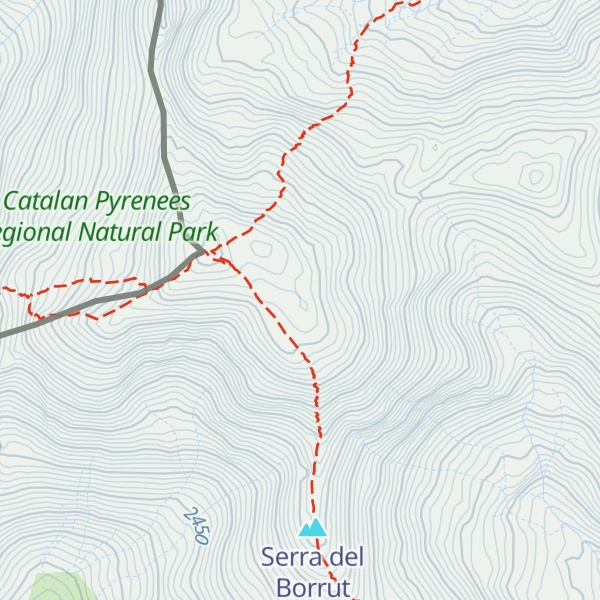 Map of Cim del Borrut