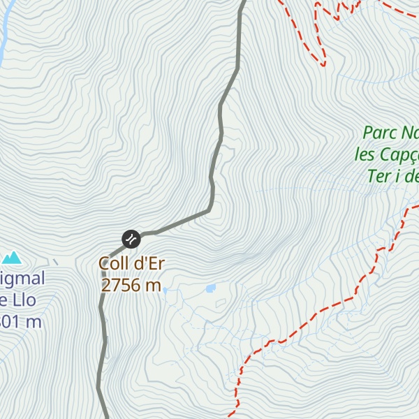 Map of Pic de Segre