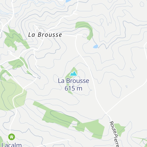 Map of La Brousse