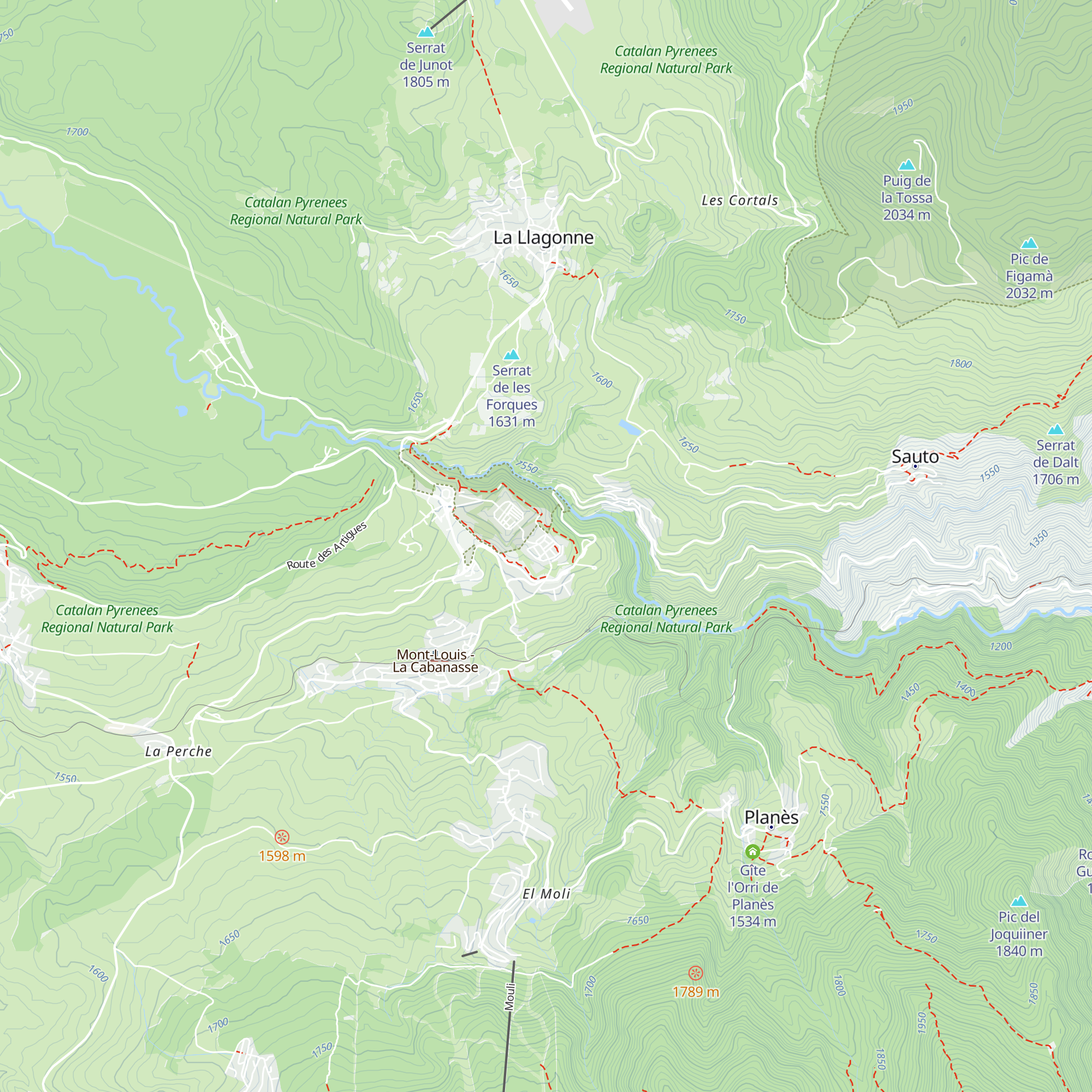 Office de tourisme Mont-Louis map