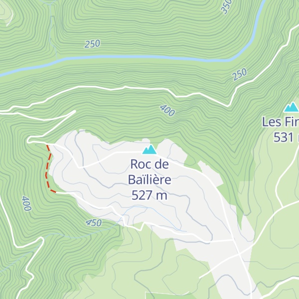 Map of Roc de Baïlière