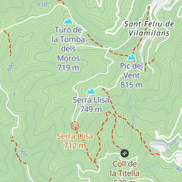 Map of Serra Llisa